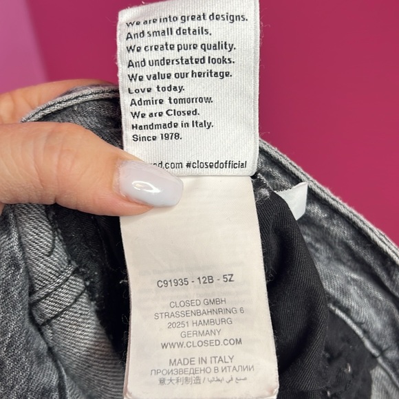 Free People Closed A Better Blue Edison gray size 32 - Picture 13 of 14